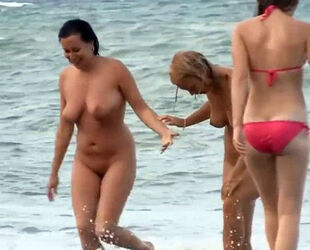 Naked beach immense breasts